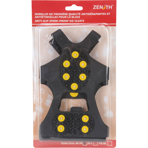 Semelles antid&eacute;rapantes et anti&eacute;tincelles pour la glace, Laiton, Traction Crampon, Moyen OCP Construction Supplies