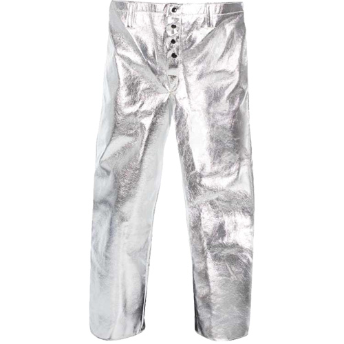 Heat Resistant Pants with Fly, 28, Aluminized Kevlar&reg; OCP Construction Supplies