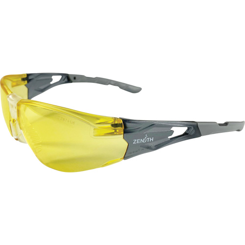 Z2900 Series Safety Glasses, Amber Lens, Anti-Scratch, ANSI Z87+/Meets/Exceeds CSA Z94.3 OCP Construction Supplies