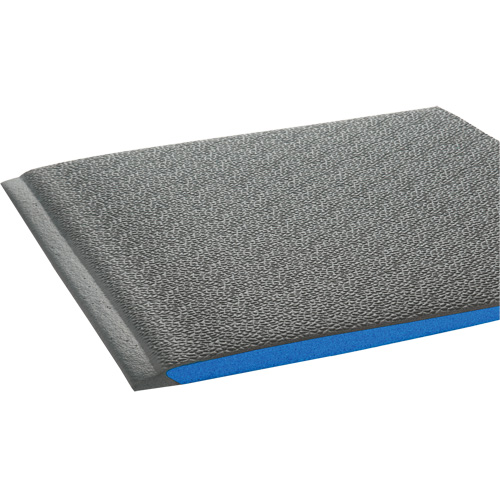 Tapis ergonomiques Wear-Bond Comfort-King, Rugueux, 2' x 3' x 9/16", Gris, Mousse de vinyle OCP Construction Supplies