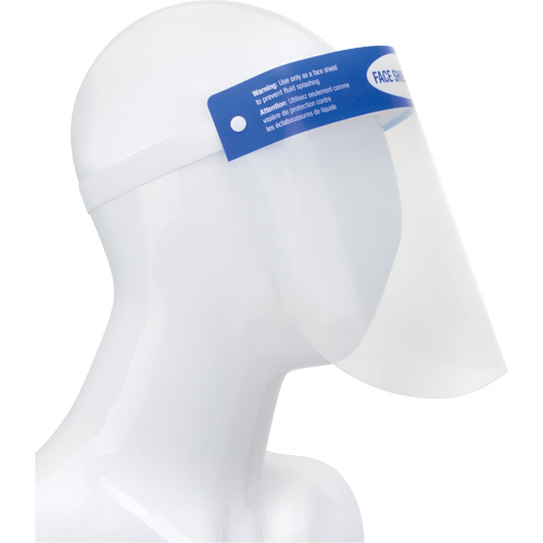 Visi&egrave;re jetable avec harnais de t&ecirc;te, PET OCP Construction Supplies