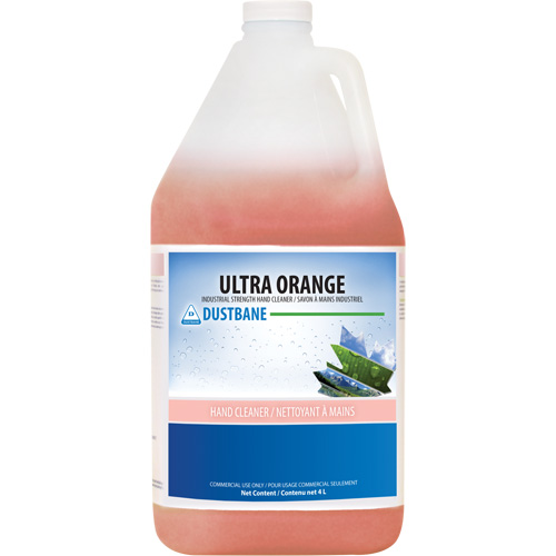 Nettoyant pour les mains Ultra Orange, Liquide, 4 L, Cruche, Parfum&eacute; OCP Construction Supplies