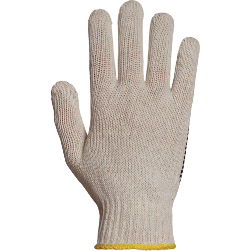 Sure Grip&reg; PVC Dotted String Knit Glove, Poly/Cotton, Single Sided, 7 Gauge, X-Small OCP Construction Supplies