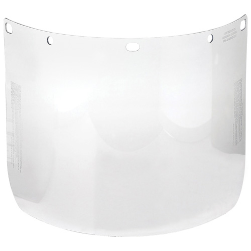 Dynamic Formed Faceshield, Copolyester/PETG, Clear Tint OCP Construction Supplies