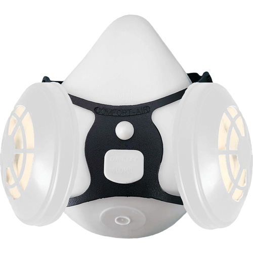 Comfort-Air&reg; 400Nx Half Mask without Exhalation Valve Kit, Elastomer/Rubber, Small/Medium OCP Construction Supplies