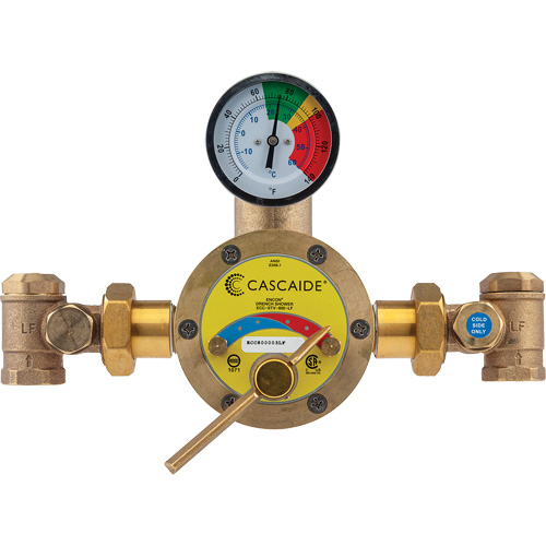 Mixing Valve for Exposed Assembly of Drench or Combination Emergency Shower, 56 GPM OCP Construction Supplies