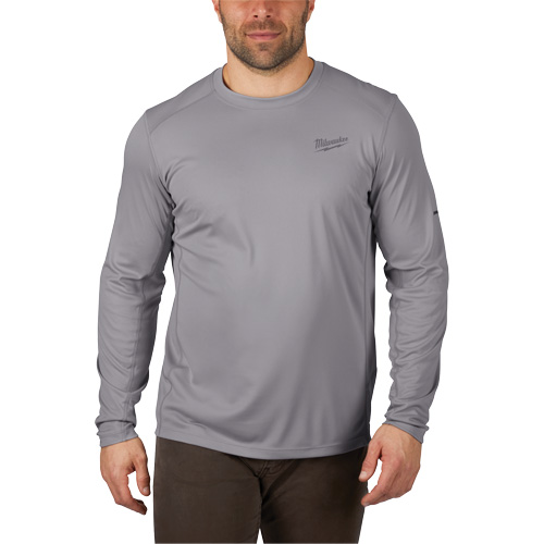 Workskin Lightweight Shirt, Men's, Small, Grey OCP Construction Supplies