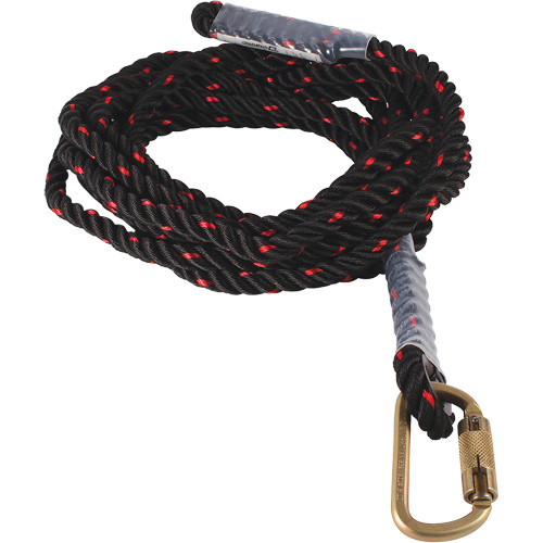 Dynamic Vertical Rope Lifeline with Carabiner OCP Construction Supplies