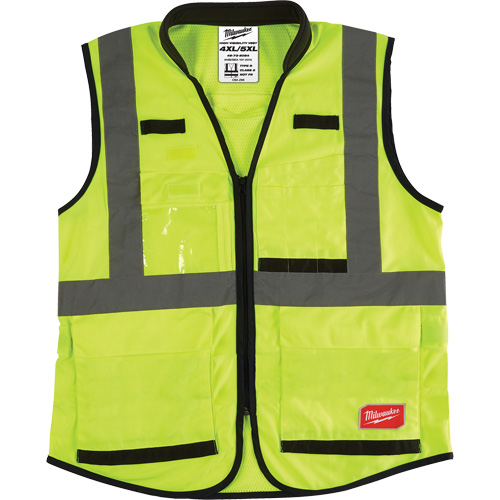 Veste de s&eacute;curit&eacute; haute performance, Jaune lime haute visibilit&eacute;, 4T-Grand/5T-Grand OCP Construction Supplies