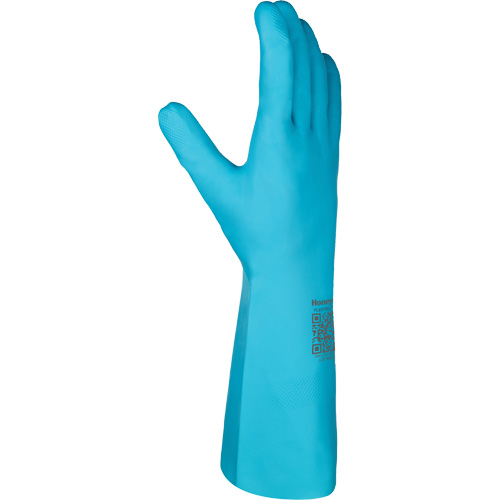 Flextril Chemical Gloves, Size 7, 12.5" L, Nitrile, Nylon Inner Lining OCP Construction Supplies