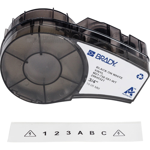 Repositionable Multi-Purpose Labels with Ribbon, Black OCP Construction Supplies