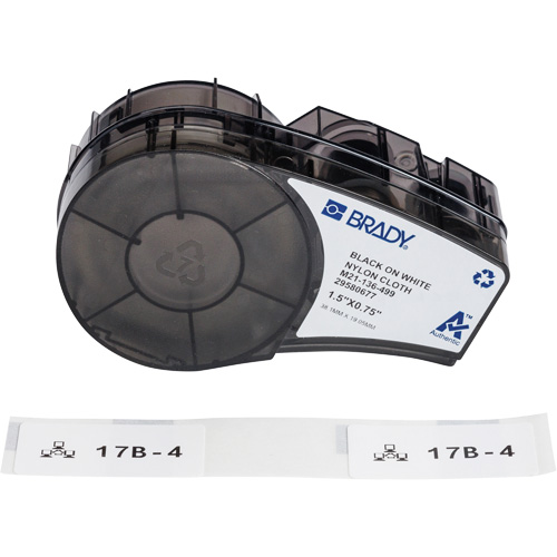 Aggressive Adhesive Multi-Purpose Labels with Ribbon, Black OCP Construction Supplies
