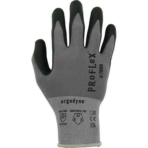 Gants enduits ProFlex 7000, Taille Petit, Calibre 15, Rev&ecirc;tement Mousse de nitrile, Enveloppe en Nylon/Spandex, ASTM ANSI niveau A1/EN 388 niveau 1/EN 388 niveau A OCP Construction Supplies