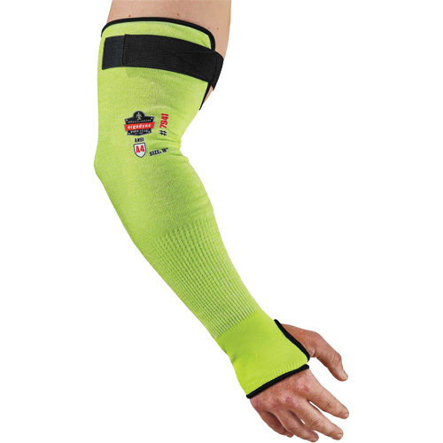 Manche de protection contre la coupe ProFlex 7941-PR, TenaLux, 18", ASTM ANSI niveau A4/EN 388 niveau D, Lime haute visibilit&eacute; OCP Construction Supplies