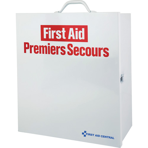 Armoire pour premiers soins SmartCompliance, R&eacute;pond &agrave; la norme CSA Z1220-17 type 2 environnements &agrave; faible risque, Petit (2-25 travailleurs) OCP Construction Supplies