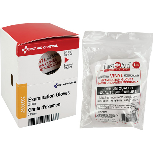 SmartCompliance&reg; Refill Examination Gloves, Vinyl, Powder-Free, Clear, Class 2 OCP Construction Supplies