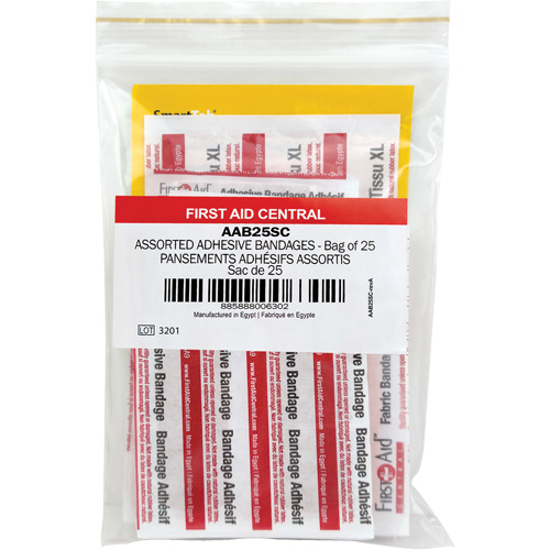 Recharge de bandages adh&eacute;sifs SmartCompliance, Assorti, Tissu/Plastique, Non st&eacute;rile OCP Construction Supplies