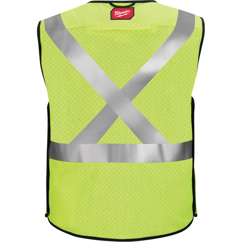 Gilet de s&eacute;curit&eacute; &agrave; maille d&eacute;tachable, Noir/Jaune lime haute visibilit&eacute;, Moyen/Petit OCP Construction Supplies