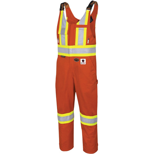7712 FR-Tech&reg; Flame-Resistant Overalls, Small, High Visibility Orange OCP Construction Supplies