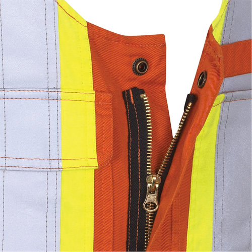 7712 FR-Tech&reg; Flame-Resistant Overalls, Small, High Visibility Orange OCP Construction Supplies