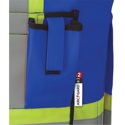 7733 Veste d'arpenteur ignifuge et r&eacute;sistant aux arcs &eacute;lectriques FR-Tech, Petit, Bleu royal, 9,7 cal/cm² OCP Construction Supplies