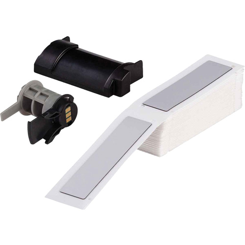 Raised Panel Labels, Polyester, 1" L x 4" H, White OCP Construction Supplies