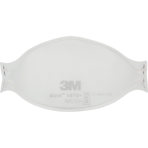 Appareil de protection respiratoire contre les particules pour soins de sant&eacute; et masque chirurgical 1870+ Aura, N95, Certifi&eacute; NIOSH/Homologu&eacute; FDA OCP Construction Supplies