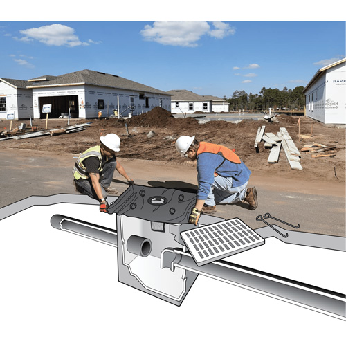 Bac de r&eacute;tention Ultra-Drain Guard, D&eacute;chets & d&eacute;bris, 48" lo x 36" la OCP Construction Supplies
