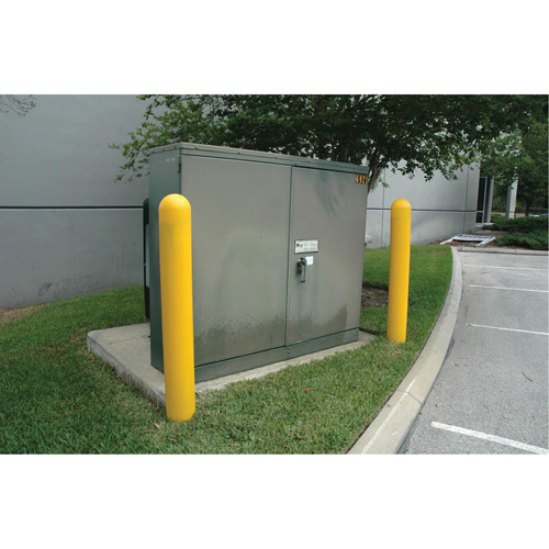 Ultra-Post Protector, 4" dia. x 52" l, Jaune OCP Construction Supplies