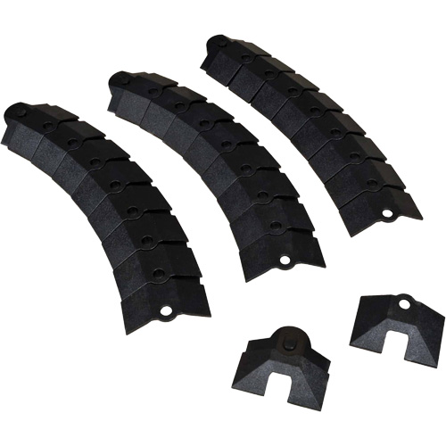 Grand Ultra-Sidewinder Cable Protection System avec capuchons, 34" x 13,6" x 2,1", 260 lb (0,13 tonnes) OCP Construction Supplies