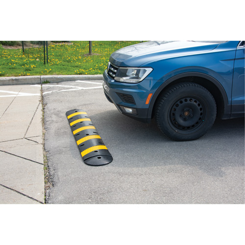 Speed Bump Kit, Rubber, 4' L x 11" W x 2" H OCP Construction Supplies