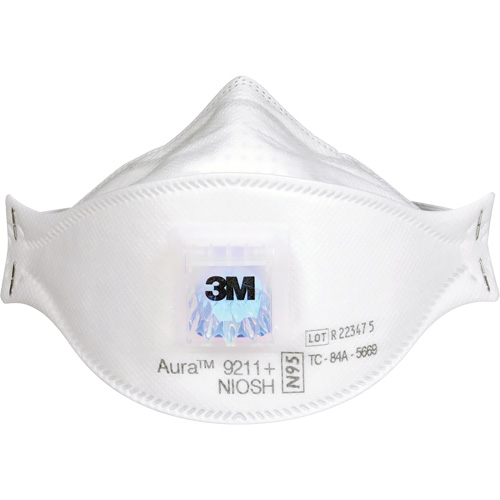 Aura 9211+ Particulate Respirator, N95, NIOSH Certified OCP Construction Supplies