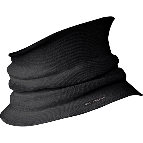 C207BK Flame Resistant Neck Warmer & Windguard, Black, Nomex&reg; OCP Construction Supplies