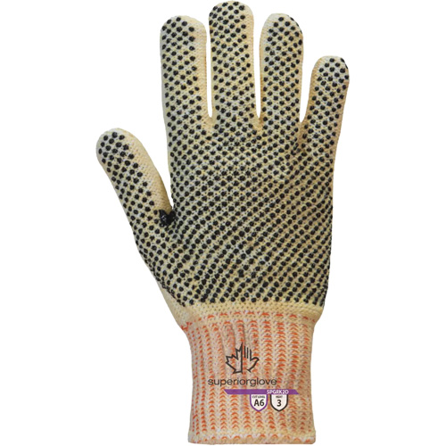 Gants r&eacute;sistants &agrave; la coupe Contender SPGRK2D, Taille Petit, Calibre 7, Rev&ecirc;tement PVC, Enveloppe en Kevlar/Fil technique, ASTM ANSI niveau A6 OCP Construction Supplies