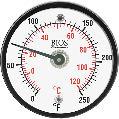 Thermom&egrave;tre de surface magn&eacute;tique, Sans contact, Analogique, 0-250°F (-20-120°C) OCP Construction Supplies