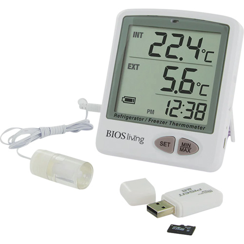 Enregistreur de donn&eacute;es pour vaccins &agrave; virus vivants, - 50 °C &agrave; +70 °C (- 58 °F &agrave; +158 °F) OCP Construction Supplies