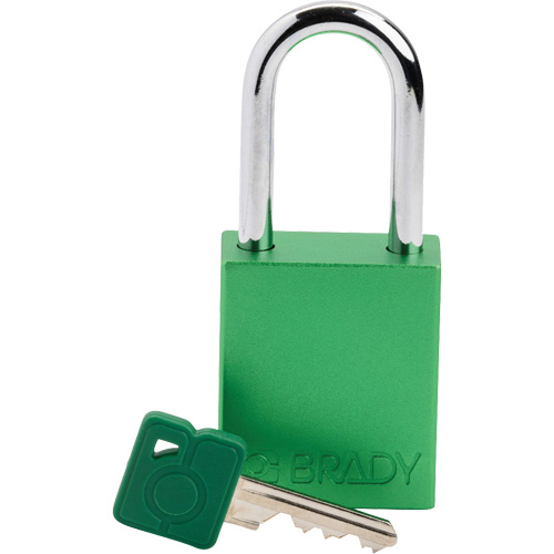 Lockout Padlock, Safety Padlock, Keyed Different, Aluminum, 1-1/2" Width OCP Construction Supplies