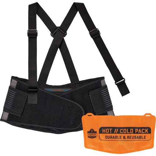 Proflex 1675 Back Support Brace with Cooling/Warming Pack, Spandex, X-Small OCP Construction Supplies