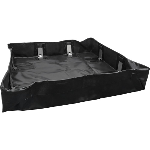 Berme repliable, Capacit&eacute; 60 gal. US, 4' la x 4' lo x 6" h, Support &agrave; encliqueter OCP Construction Supplies