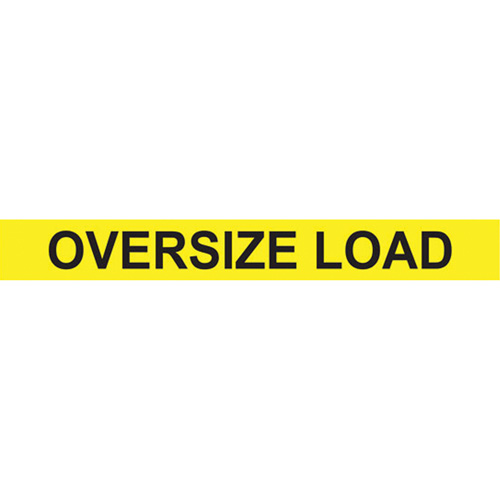 Oversize Load Heavy Haul Sign, Aluminum, 96" W x 12" H OCP Construction Supplies