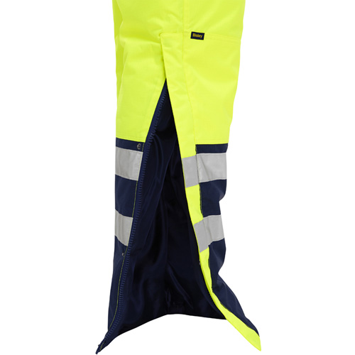 Bisley&reg; Extreme Cold Bib Overall, Polyester, Small, High Visibility Lime-Yellow OCP Construction Supplies