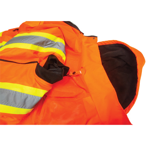 Parka d'hiver imperm&eacute;able 7-en-1, Orange haute visibilit&eacute;, Moyen OCP Construction Supplies