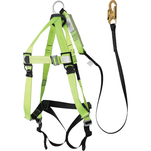 FBH-10000A5440-6 6' Class A Harness & Lanyard with 220 lbs. Capacity, Harness/Lanyard Combo OCP Construction Supplies