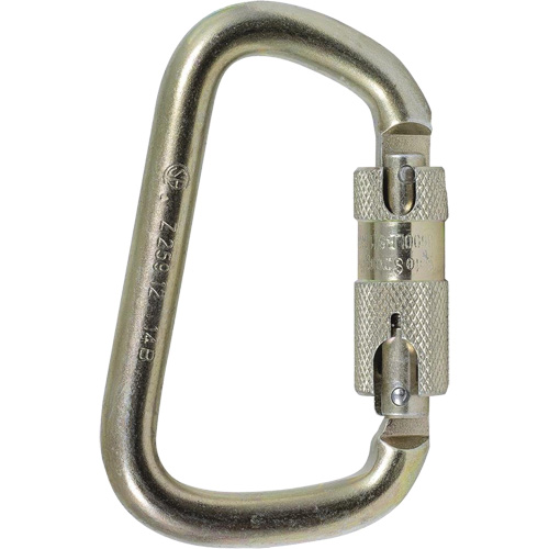 CP-03015-1 Zinc Plated Carabiner with 1" Gate Opening, Steel OCP Construction Supplies
