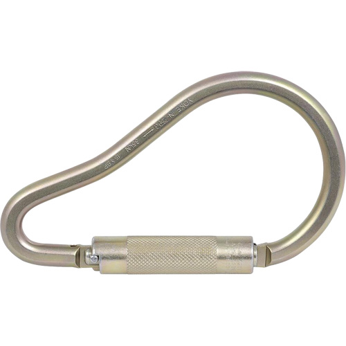 CP-04011-1 Zinc Plated Carabiner with 2" Gate Opening, Steel OCP Construction Supplies