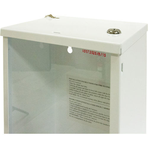 Light-Duty Fire Extinguisher Cabinet, 8" W x 22" H x 6" D OCP Construction Supplies