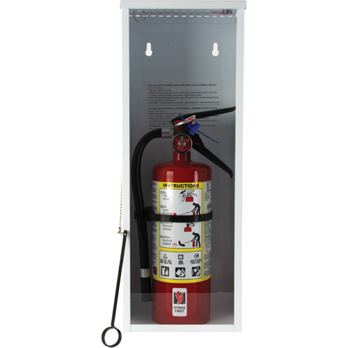 Light-Duty Fire Extinguisher Cabinet, 8" W x 22" H x 6" D OCP Construction Supplies