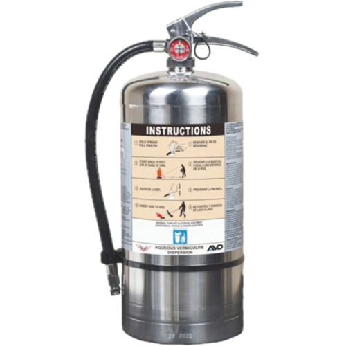 Fire Extinguisher for Lithium-ion Battery Fire Protection, AVD, 6 L Capacity OCP Construction Supplies