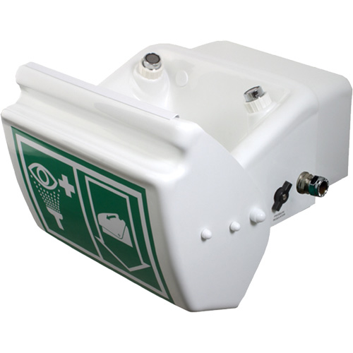 Eye/Face Wash, Wall-Mount Installation, Plastic Bowl OCP Construction Supplies