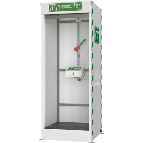 Cabine de douche d'urgence et douche oculaire/faciale couvert OCP Construction Supplies